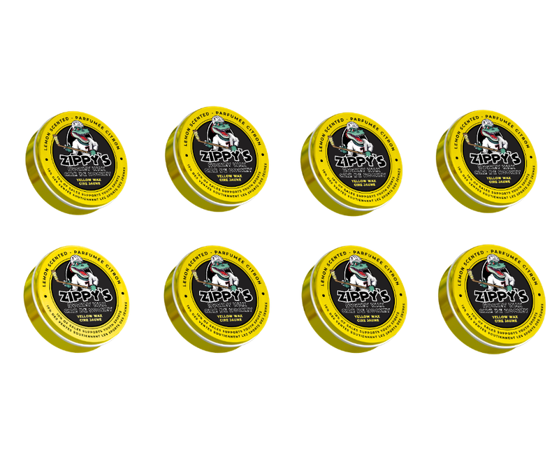 Multiple containers of Zippy's product on a white background